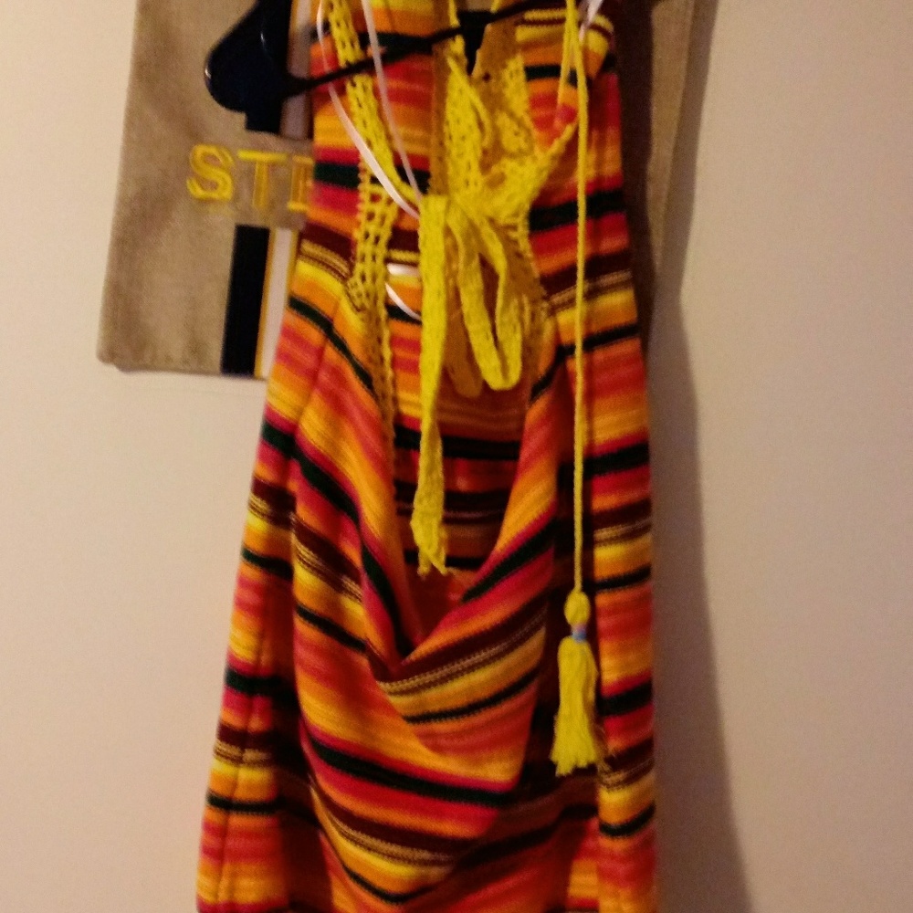 Colorful mini dress